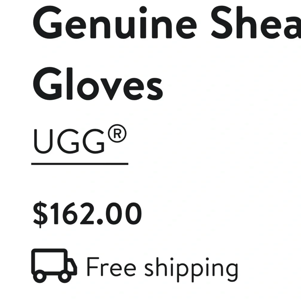 UGG Genuine Shearling Turn Cuff Gloves - PURPLE